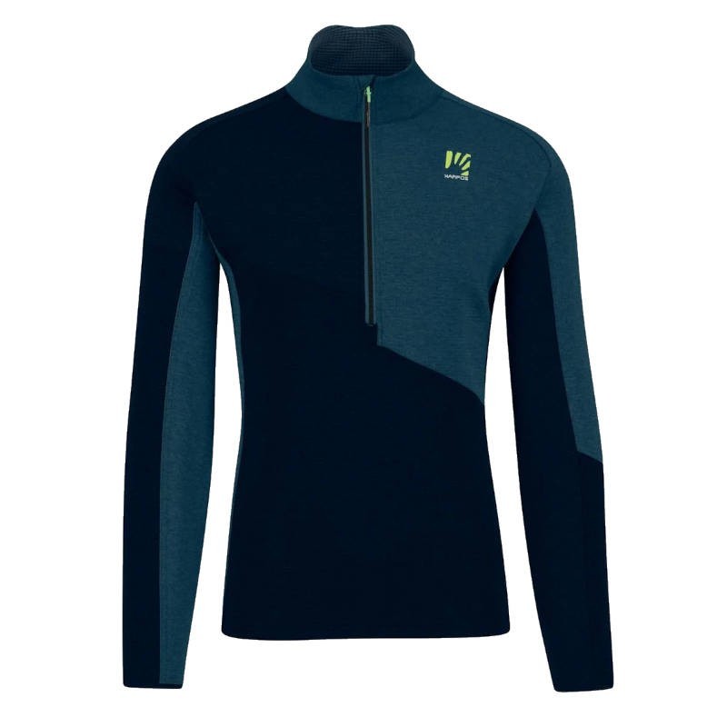 Varm trøye Karpos Federa Half-Zip Fleece Svart / Midnatt / Svart Varm trøye Karpos Federa Half-Zip Fleece Svart / Midnatt / Svart